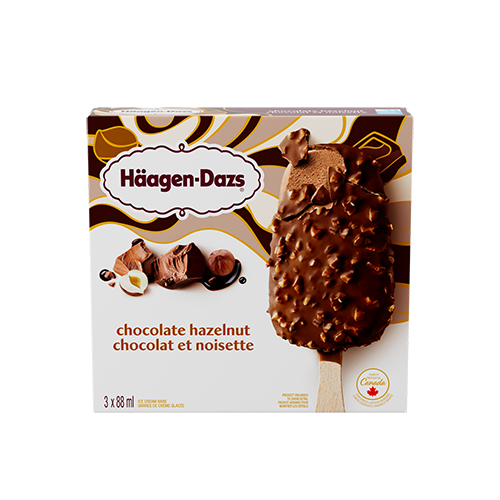 Chocolate Hazelnut Ice Cream Bars Made With Nestle 4299